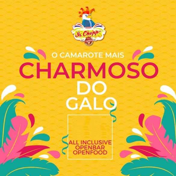 CAMAROTE SR CHOPP NO GALO DA MADRUGADA 2023; Carnaval; RecifeIngressos